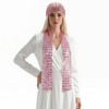 Unique Bargains Sequined Cut-Out Scarf 1 Pc - 2 of 4