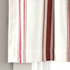 Lush Décor Farmhouse Stripe Yarn Dyed Recycled Cotton Valance Red Single 52x18+2 - 4 of 4
