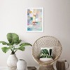 15" x 21" Colorful Abstract Paint Framed Wall Art Print Blue - Wynwood Studio: Modern Style, Digital Art, Vertical Orientation - 4 of 4
