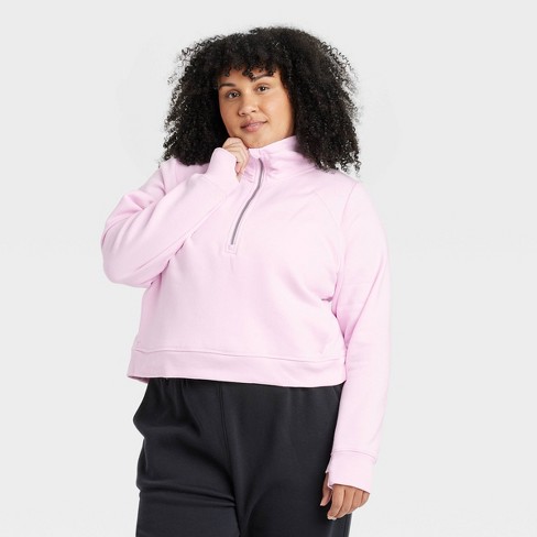 Half zip pullover women's fleece online