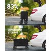 230L Collapsible Foldable Wagon with 380LBS Weight Capacity, Heavy Duty Folding Utility Garden Cart with Big All-Terrain Beach Wheels & Drink Holders - 4 of 4
