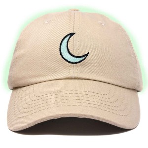 Dalix Moon Embroidered Crescent Astronomy Night Cotton Dad Hat Baseball Cap Adjustable Womens - 1 of 4