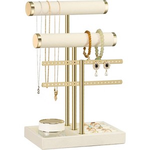 3 Tier Bracelet Holder Display - Detachable T Bar Bracelet Holder, Jewelry Holder Organizer - 1 of 4
