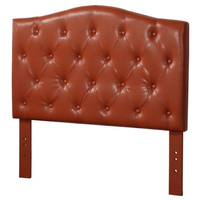 target leather headboard