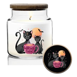 Courtside Market Witches Brew 14 oz Soy Wax Candle with Wooden Lid - 1 of 2