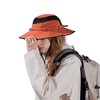 Anna-Kaci Wide Brim Outdoor Hat with Mesh Ventilation Snap-Up Sides and Chin Strap for Hiking, Beach, Travel, and Sun Protection - 3 of 4