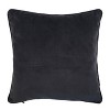 12"x12" 'Be Proud' Rainbow Pride Embroidered Square Throw Pillow - Edie@Home: Faux Linen, Soft Velvet Back - 4 of 4