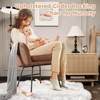 Nursery Rocking Chair, Upholstered Chenille Glider Rocker Chair, Modern Armchair With Wood Legs, Indoor Comfy Accent Chair Nursing Chairs Holds - 3 of 4