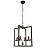 Chloe Lighting IRONCLAD Farmhouse 5 Light Oil Rubbed Bronze Ceiling Pendant 18" Wide - 2 of 4
