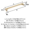 Amerock Merced Pull for Cabinets, Drawers, and Furniture - 4 of 4