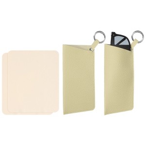 Unique Bargains Soft Portable Scratch-Resistant Slip-in Eyeglass Cases 2 Pcs - 1 of 4