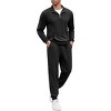 COOFANDY Men's Tracksuit 2 Piece Quarter Zip Sweatsuit Sets Casual Athletic Running Jogging Suits - 2 of 4