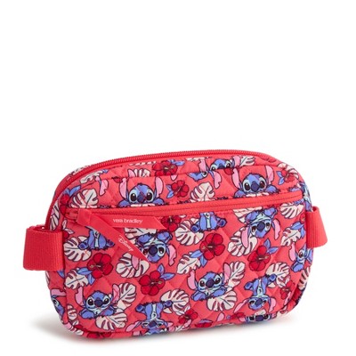 Vera Bradley Women's Disney Lilo and Stitch Cotton Large Cube Belt Bag Stitch Monstera — фото 2