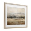 Stupell Industries Distant Tree Covered Mountain Framed Print Under Glass Art, Brown, 23" x 17" - 2 of 4