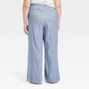 Women's Mid-Rise Wide Leg Linen Pull-On Pants - A New Day™ - 2 of 3