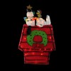 Northlight Lighted Snoopy on Dog House Outdoor Christmas Decoration - 18" - Clear Lights - 2 of 3