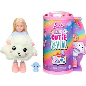 Barbie Chelsea Cutie Reveal Cozy Cute Tees Series Lamb Doll - 1 of 4