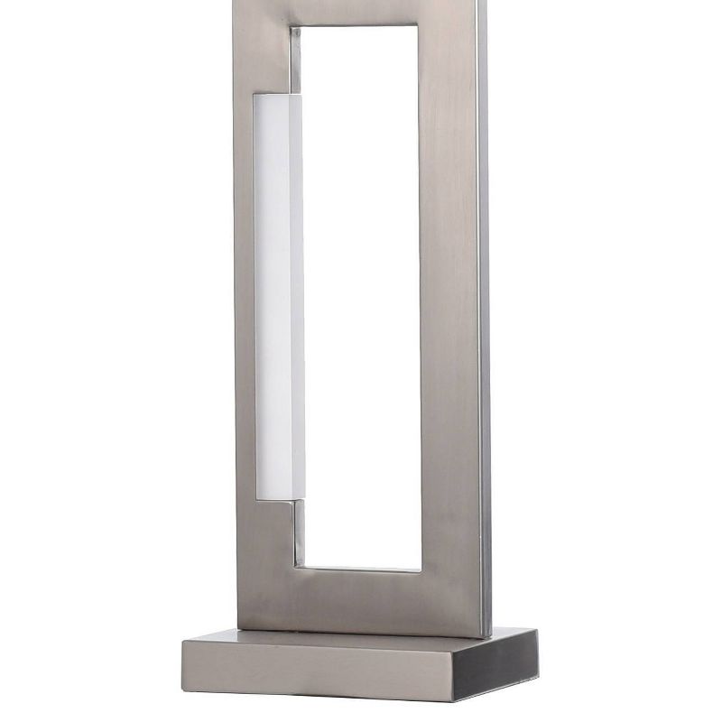 Steel Table Lamp Brushed Steel Finish - StyleCraft, 4 of 5