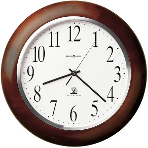 Howard Miller Murrow Wall Clock 625259 Windsor Cherry - 1 of 2