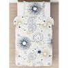 Sweet Jojo Designs Gender Neutral Unisex Twin Comforter Bedding Set Celestial Blue Gold and Grey 2pc - 3 of 4