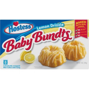 Hostess Baby Bundts Lemon Drizzle - 8pk/10oz - 1 of 4