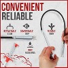 Snake Drain Clog Remover - Used as Hair Clog Remover for Sink & Bathtub - Dryer Vent Cleaner, and as a Flexible Grabber Tool for Hard to Reach Places - 3 of 4