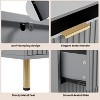 8 Drawer Dresser, Modern Dresser for Bedroom, Wooden Chest of Drawer with Gold Metal Handle and Legs, Large Storage Dresser Organizer for Living Room - 3 of 4