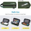Fmeida Pencil Case for Men Women, Large Pen Bag for Adults, Portable Pencil Pouch Aesthetic with Handle, Zipper Cases for Office Organizer - 4 of 4
