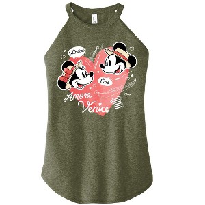 Women's - Disney - Mickey & Friends Graphic High Neck Tank - 1 of 3