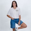 Mama Jersey Heart  - Womens Striped Baseball Jersey - 2 of 2