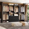 Aheaplus 25" To 103" Closet System Starter Kit with Four Drawers - 2 of 4