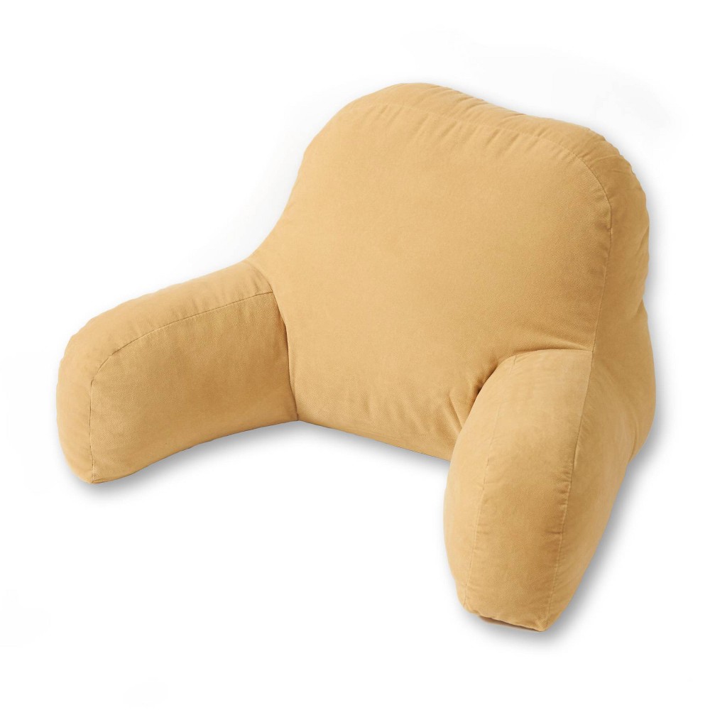 Kensington Garden Hyatt Bed Rest Pillow Cream: Microfiber Support Pillow with Arms, Indoor Use
