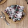 Avanti Linens Holiday Plaid 4-Pack Napkin Set - 2 of 2