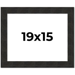 PosterPalooza | Contemporary Black Picture Frame - UV Acrylic, Backing Board, Hanging Hardware Included - 1 of 4
