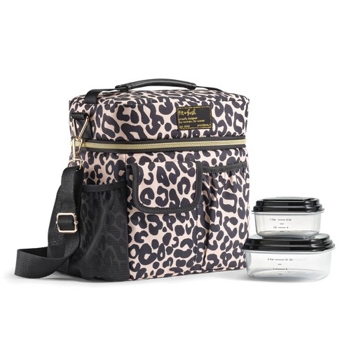 Stylish Insulated Lunch Bag With Wide-open Design, Removable