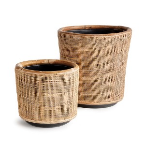 Plum & Post Lyla Dry Basket Planters Set of 2 - 1 of 4