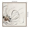 Amanti Art Golden Line Flower II by Alex Black Framed Canvas Wall Art - 4 of 4