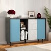 VANIRROR Sideboard Buffet Cabinet with Doors, Modern Storage Cabinet with 2 Drawer, 2 Open Shelf, Coffee Bar & Accent Cabinet for Kitchen, Dining Room - 2 of 3
