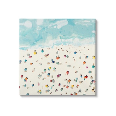 Stupell Industries Abstract People on Beach Canvas Wall Art