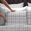 Pointehaven 180 GSM Brushed Soft Cotton Heavy Weight Flannel Printed Oversized Duvet Set - 4 of 4