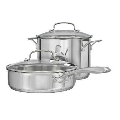 Cuisinart Chef's Classic 10pc Stainless Steel Cookware Set - 77-10 - Thumbnail 2
