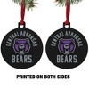 University of Central Arkansas Bears Aluminum Holiday Christmas Tree Ornament - 2 of 4