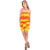 LA LEELA Women's Summer Vacation Holiday Jumpsuit Rompers for Women Beach Cover Up Swimwear - 4 of 4