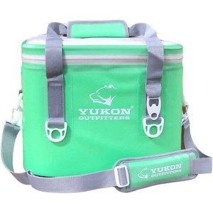 YUKON OUTFITTERS Camping Hiking Outdoor Leak Proof 30 Can Tech Cooler - Mint - 1 of 4