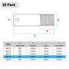 Unique Bargains 304 Stainless Steel Durable Multipurpose Precision Structure Mechanical Fasteners - 3 of 4