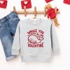 The Juniper Shop Valentines Whale Toddler Graphic Sweatshirt - 2 of 3