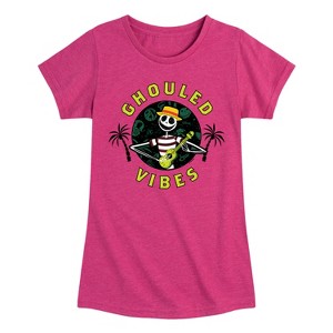Girls' - Disney - Ghouled Vibes Fitted Short Sleeve Graphic T-Shirt - 1 of 4