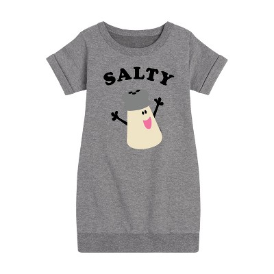- Blue's Clues & You! - Mr. Salty Graphic Short Sleeve Fleece Dress