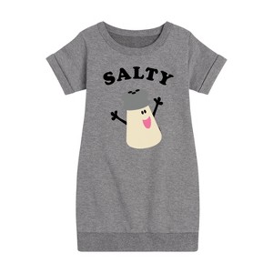 - Blue's Clues & You! - Mr. Salty Graphic Short Sleeve Fleece Dress - 1 of 4