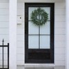 26 inch eucalyptus wreath front door outdoor porch window farmhouse home holiday hanging decor green artificial greenery all seasons - 3 of 4
